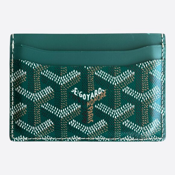 Goyard Green Saint Sulpice Card Holder - Picture 2 of 3